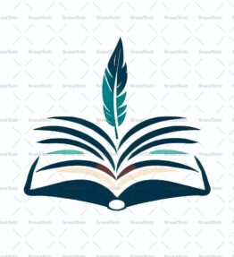 Offenes Buch und Feder